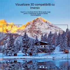 📢📺 Ecran de proiecție alb mat de înaltă definiție, care creează o experiență imersivă de cinema acasă 🎬🌟