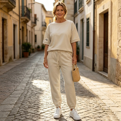 ⏳ Ofertă Specială pentru Timp Limitat! 👕👖 Set Casual Confortabil din Bumbac