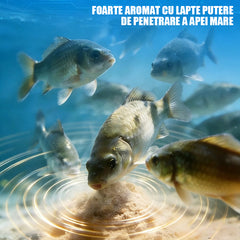 Momeală pentru pești de înaltă tehnologie, proteinele din lapte cu activitate ridicată atrag rapid peștii.