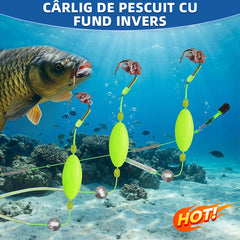 Set 10 Cârlige de Pescuit cu Suspensie Anti-Fund – Design Inovator pentru Capturi Mari