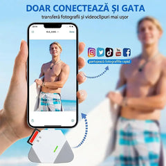 Cititor de Carduri 3 în 1 SD/TF cu Capac Magnetic, Adaptor OTG USB 3.0, Tip-C și Lightning, Compatibil cu iPhone, Android și PC
