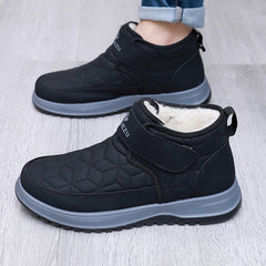 【39-45】Új téli férfi magas szárú, meleg hótaposó polár béléssel