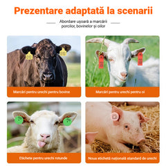 Clește Profesional pentru Crotalii Animale - Universal pentru Porci, Vite și Oi + CADOU 50 buc. Crotalii la fiecare achiziție!