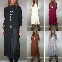 【ruha + pulóver】👗Új csipke szett, hasított fazon, pulóver fazon