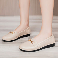 Brit stílusú női loafer cipő – puha valódi bőrből, kényelmes, kopásálló talppal