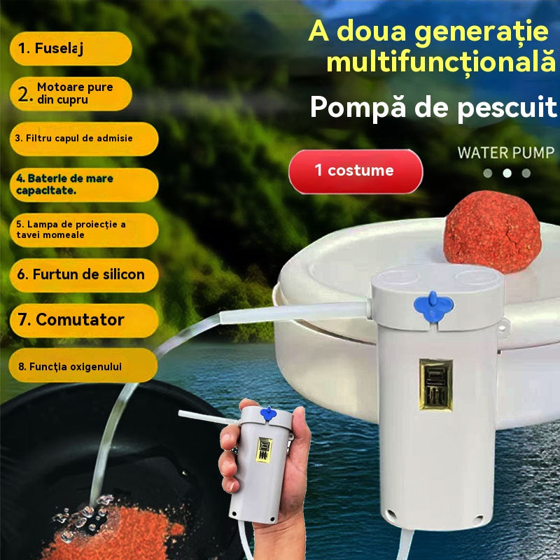 🔥Distribuitor inteligent de apă pentru pescuit cu inducție, artefact de aspirare a apei cu pompă automată de apă în aer liber