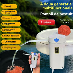 🔥Distribuitor inteligent de apă pentru pescuit cu inducție, artefact de aspirare a apei cu pompă automată de apă în aer liber