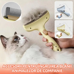 🐾 Perie Profesională pentru Îndepărtarea Părului Mort la Câini și Pisici: Delicată, Eficientă și o Casă Fără Păr! ✨💖