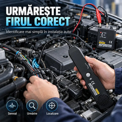 ⚡ Diagnostic Simplu și Rapid! Tester și Detector pentru Circuite Auto EM415PRO (6-42V)! Localizează Întreruperile și Scurtcircuitele Fără Deteriorarea Izolației · Indispensabil pentru Mașina Ta!