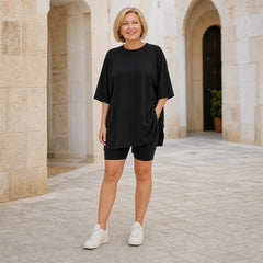 【Hitul Verii 2026】Compleu de Casă și Timp Liber din Bumbac Pur cu Buzunare, Croială Lejeră și Stil Minimialist, 6 Culori, Mărimi XS-4XL! 🛋️✨
