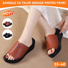 【35-40】Papuci din piele naturală | Confort zilnic fără efort