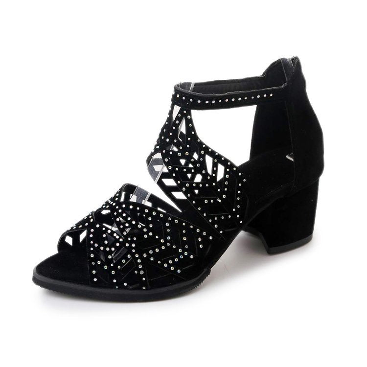 👠【35-41】 2026 New Fashion Sandale cu toc gros, confortabile și anti-alunecare