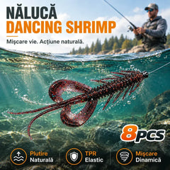 🐟 Nălucă Soft cu Mișcare Dinamică (16 bucăți) – Rezistență Maximă la Mușcături și Atrație Vizuală Excelentă! 💥🌊