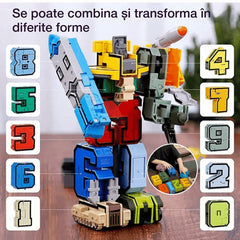 🔥【Produs bestseller】🧒 Jucărie pentru copii: robot transformabil digital 🤖