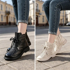 Pantofi din Piele Naturală cu Perforații – Respirabilitate Maximă și Mers Fără Oboseală! 🌬️👞