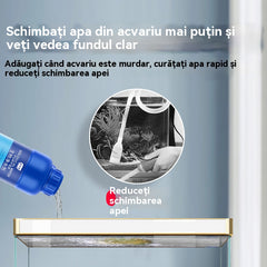 【3 sticle】🐠Purificator de apă pentru acvariu, o picătură curăță apa, purifică apa, sterilizează și curăță, regele apei.👍