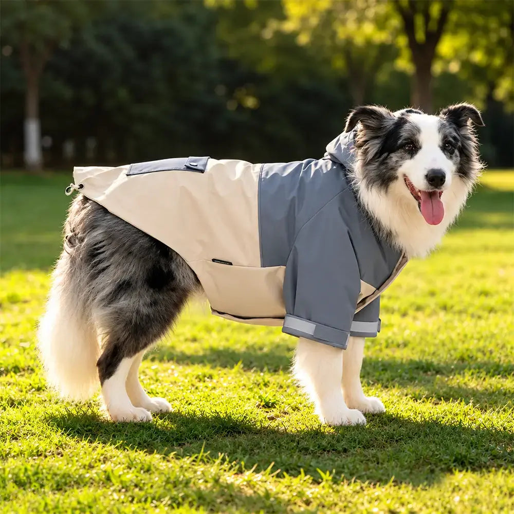 🐕 Jacheta Outdoor Impermeabilă și Anti-vânt pentru Câini! Protecție în 3 Straturi · Elemente Reflectorizante · Inel D pentru Lesă · Ideala pentru Toamnă și Iarnă!