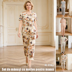 【XL-6XL】Set elegant și lejer pentru vară｜Subțiază vizual｜Confort maxim