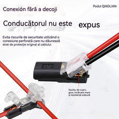 🥳 Cel Mai Vândut Produs din 2026 🥳 ⏰ 【Pachet de 50 de Bucăți】 Conectori Rapizi pentru Două Fire cu Clemă de Blocare, 50% REDUCERE! Clemă de Siguranță Anti-Alunecare ⚡️