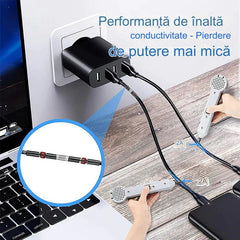 【100 bucăți】 Manșon de etanșare multifuncțional pentru repararea ruperii sârmei, kit conector de sudură termocontractabil conector de sârmă