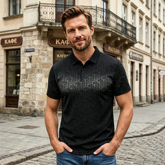 【M-4XL】Tricou polo bărbați 2026 – imprimeu modern, confortabil, respirabil, stil casual-elegant