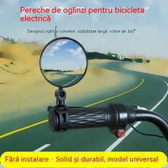 【Cumpără 2, primești 2 gratis!】🛵Oglindă retrovizoare universală pentru biciclete electrice, nu necesită instalare.