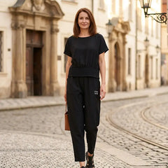 Set Casual din Material Premium – Confort Absolut și Eleganță Relaxată în Fiecare Zi! 🌿✨