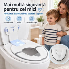 👶 Reductort Toaletă Pliabil și Portabil pentru Copii – Soluția Igienică și Sigură pentru Acasă și În Călătorii!