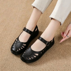 【35-41】Sandale retro stil roman 2026 cu toc gros｜Stabile și confortabile｜Mărimi mari, ușor de asortat