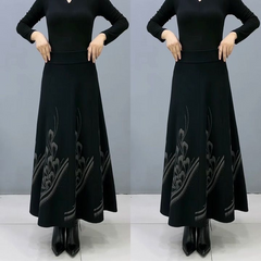 👗🎀【S-3XL】Őszi és téli vastagított gyapjúszoknya, divatos és sokoldalú