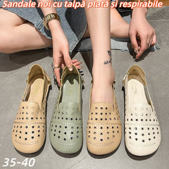 【35-40】Pantofi de dama，Pantofi cu talpă moale anti-alunecare din piele de vacă