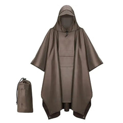 🌧️ Poncho de Ploaie Multifuncțional 3 în 1 – Pelerină, adăpost și saltea de picnic într-un singur produs! 🌲⛰️