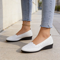🛍️ Confort pentru Mama! Pantofi Casual de Vară cu Decupaje Florale și Talpă Antiderapantă | 36-43