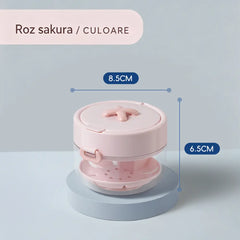 ✨ Cutie Multifuncțională 3-în-1 pentru Aparat Dentar și Retainer – Curățare, Scurgere și Depozitare cu Oglindă Integrată!