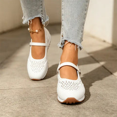 【Piele naturală premium】Pantofi casual perforați, confortabili, cu talpă moale