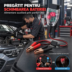 🚗 Salvator Memorie ECU OBD – Schimbă Bateria Auto Fără Pierdere de Date și Fără Resetări Inutile!
