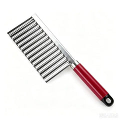 Cuțit Ondulat din Oțel Inoxidabil pentru Cartofi și Legume – Set 1+1 GRATIS (Primesti 2 Bucăți) 🍟🔪