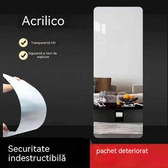 SUPER OFERTĂ 1+1 GRATIS (Primești 2 bucăți de 30x30 CM)! Creează-ți propria oglindă de corp acasă cu plată ramburs la livrare!
