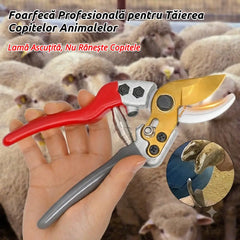 🐏✂️Foarfecă Multifuncțională pentru Tăierea Copitelor Oilor – Potrivită pentru Bovine, Cai și Oi, Poate fi Folosită și pentru Tăierea Crengilor
