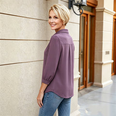 💓👚【Top 3 recenzii în magazin】Cămașă din șifon, stil casual și modern