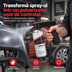 🛠️ Mâner Ergonomic Tip Pistol pentru Spray Aerosol – Transformă Orice Spray într-un Pulverizator Profesional!