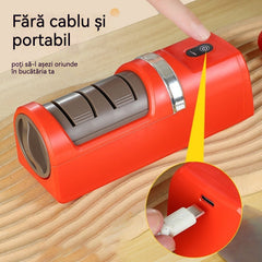 ⏳ Reducere de 40%! 🔪 Ascuțitor automat pentru cuțite de bucătărie ✨