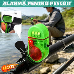 【Cumpără unul, primești unul gratuit】Alarmă de pescuit intermitentă cu buzer, sensibilă și precisă, care împiedică peștii să scape.