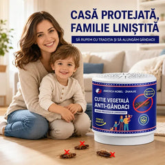 【2 buc】Cutie Magică Anti-Gândaci cu Extrase Botanice – Repelent Ecologic Fără Substanțe Toxice pentru Casă și Restaurente, Eficiență de Lungă Durată