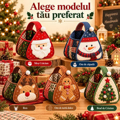 🎄 Kit DIY Coșuleț Festiv de Crăciun – Creează-ți propriul decor de sărbători simplu și relaxant! ✂️✨