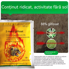 🌿【4 plicuri】🌾Erbicidul pe bază de glifosat distruge complet buruienile, iar rădăcinile buruienilor putrezesc complet în 5 zile.