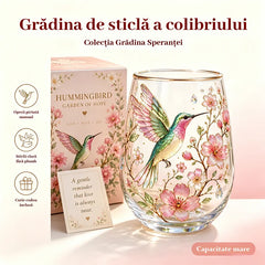 Pahar Creativ din Sticlă pentru Ceai și Apă cu Margine Aurie – Sticlă Premium Transparentă, Rezistentă la Căldură, Design Elegant și Ergonomic