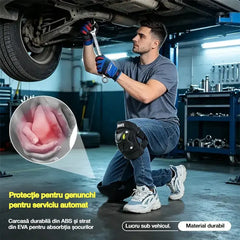 Genunchiere protectoare fluorescente, potrivite pentru toate anotimpurile
