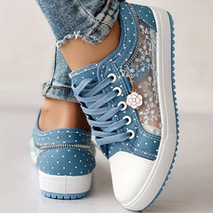 💕【35-42】2026 Pantofi de pânză casual din dantelă la modă