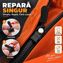 🔧 Kit Reparator Universal pentru Fermoare (Set 30 Piese) – Fără Scule, Fără Cusut, Fixare Rapidă cu Șurub pentru Orice Tip de Fermoar!